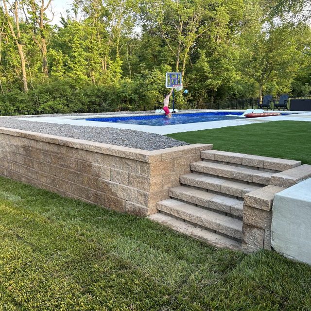 Custom inground pool