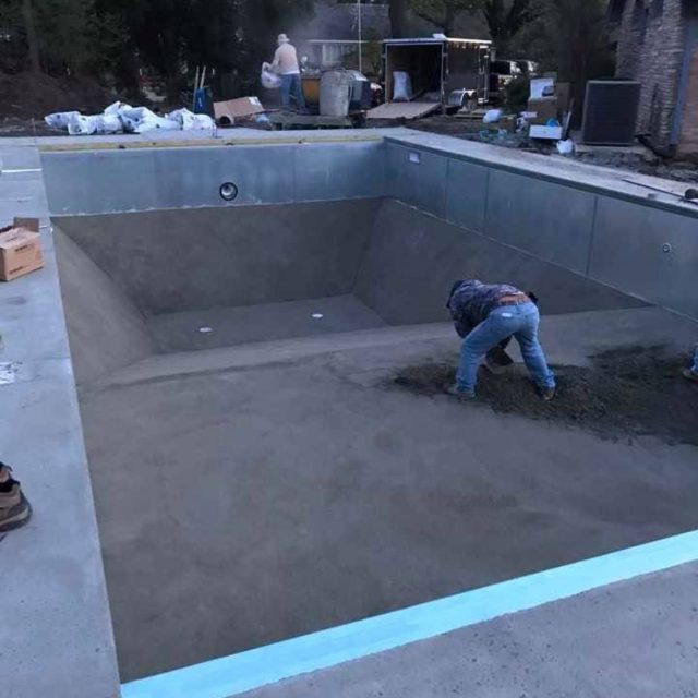 swiming pool installation
